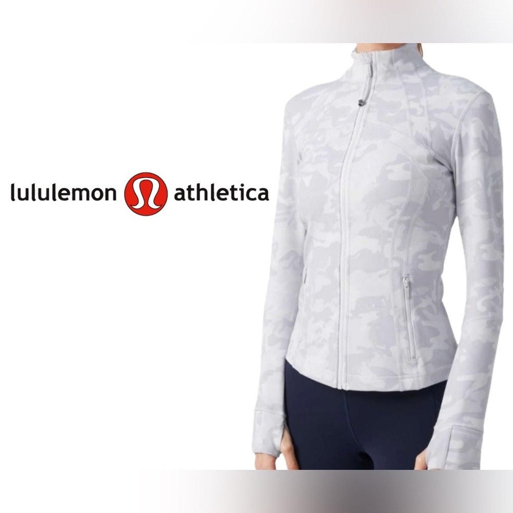Lululemon Define Jacket Incognito Camo Alpine White Multi Size 8